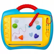 Tablice dla dzieci - Magnetyczna Tablica Rysunkowa Kolorowa Znikopis - miniaturka - grafika 1