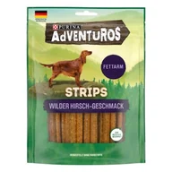 Przysmaki dla psów - Adventuros PURINA Strips Przysmaki dla psów o niskiej zawartości tłuszczu, o smaku jeleniny 6 x 90 g - miniaturka - grafika 1
