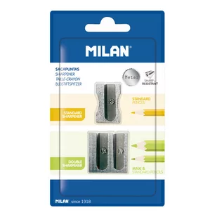 Termperówka aluminiowa poj i podwój 2szt MILAN - Przybory szkolne - miniaturka - grafika 1