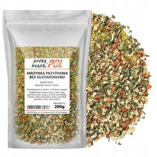 JARZYNKA PRZYPRAWA WARZYWNA 200g Uniwersalna bez glutaminianu sodu Kol-Pol - Przyprawy i zioła sypkie - miniaturka - grafika 1