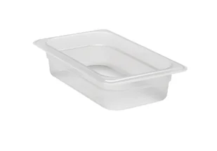 Pojemnik GN 1/4 z przezroczystego polipropylenu, Cambro, GN 1/4, 1,7L, transparentny, 162x265x(H)65mm - Akcesoria gastronomiczne - miniaturka - grafika 1