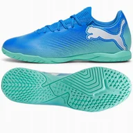 Piłka nożna - Buty Puma Future 7 Play IT 107942-01 niebieski 44 - miniaturka - grafika 1