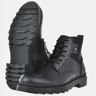 Botki męskie - MĘSKIE BUTY ZIMOWE TRAPERY SKÓRZANE BIG STAR OCIEPLANE OO174166 AW24 - miniaturka - grafika 1