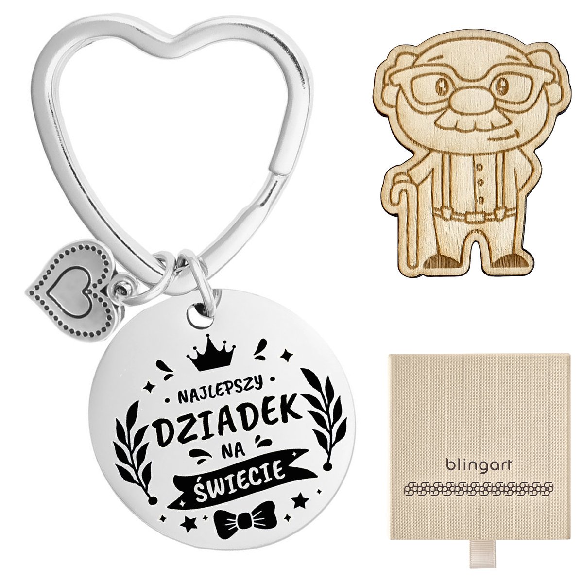 Brelok do kluczy z GRAWEREM okrągły przywieszka SE