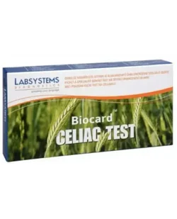 Biocard Celiac Home Test na nietolerancję glutenu, 1 sztuka - Testy ciążowe i diagnostyczne - miniaturka - grafika 1