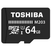 Karty pamięci - Toshiba microSD M203 64GB (THN-M203K0640EA) - miniaturka - grafika 1
