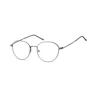 Okulary korekcyjne, oprawki, szkła - Lenonki Okulary oprawki optyczne 928C ciemne niebieskie + czarne - grafika 1