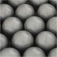 Suche baseny - Piłki Kulki Piłeczki do Suchego Basenu Srebrne dla Dzieci MISIOO 200 szt - miniaturka - grafika 1