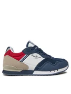 Buty dla chłopców - Pepe Jeans Sneakersy London Urban B PBS40002 Granatowy - miniaturka - grafika 1