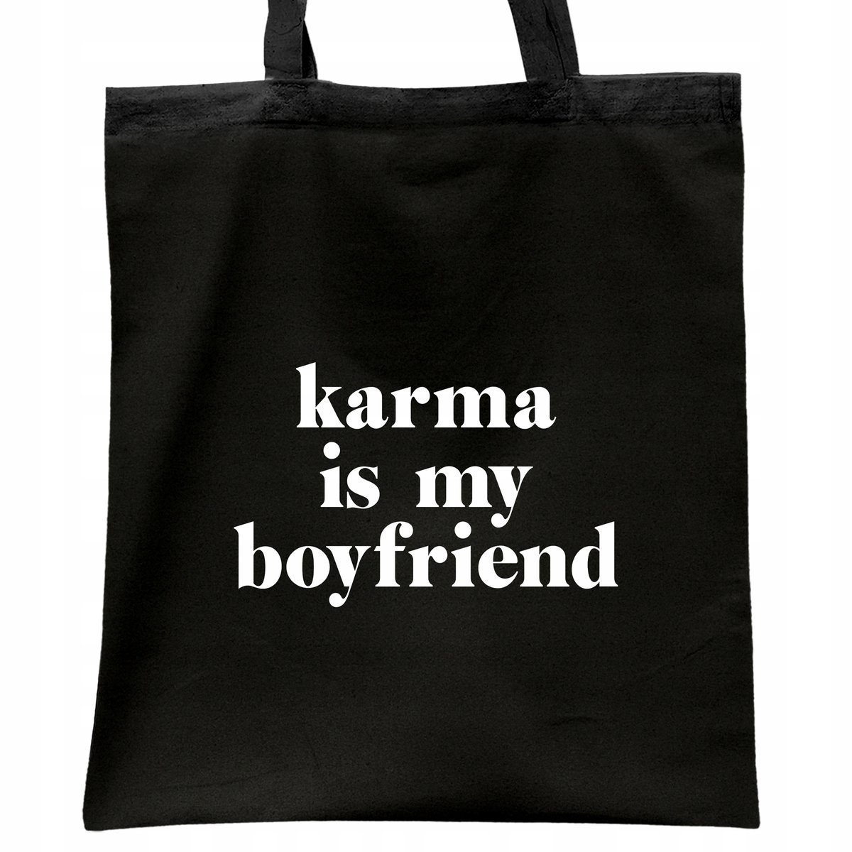 Torba bawełniana czarna na zakupy Taylor Swift Dla Fanów Prezent