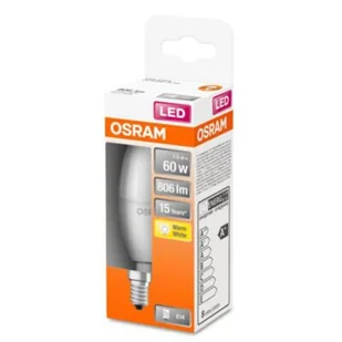 Osram Classic B żarówka E14 7,5W 2 700 K matowa - Żarówki LED - miniaturka - grafika 1