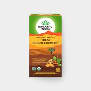 Herbata - Organic India Tulsi kurkuma-imbir BIO, 25 torebek - Organic - miniaturka - grafika 1