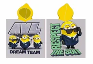 Okrycia kąpielowe dla dzieci - Ręcznik KĄPIELOWY PLAŻOWY  MINIONKI MINIONS PONCHO OKRYCIE  DZIECIĘCY - miniaturka - grafika 1