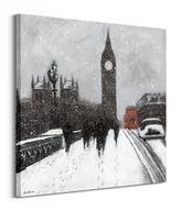 Obrazy i zdjęcia na płótnie - Snow Men, Westminster Bridge - obraz na płótnie - miniaturka - grafika 1