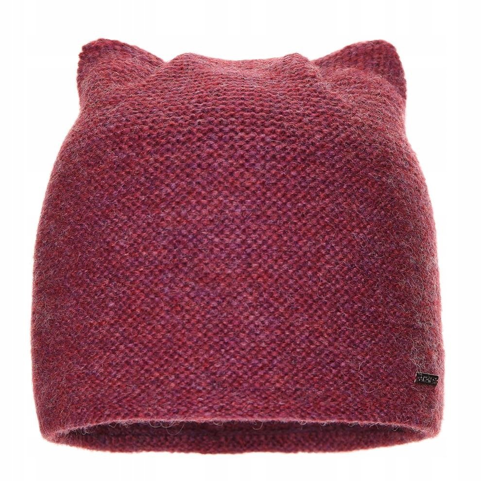 Czapka zimowa damska KITTY Ciemny róż