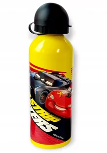 bidon aluminiowy z ustnikiem AUTA Zygzak McQueen Jack Storm 500ml - Bidony dla dzieci - miniaturka - grafika 1
