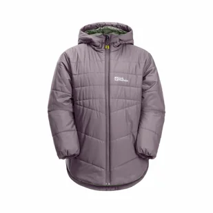 Dziecięcy płaszcz softshellowy Jack Wolfskin SOLYD INS COAT G wild blossom - 92 - Płaszcze damskie - miniaturka - grafika 1