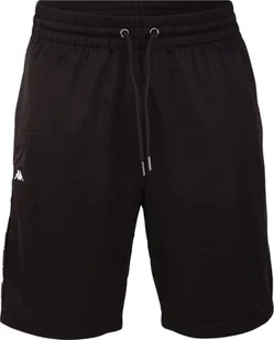 Kappa Kappa Linarto Shorts 312019-19-4006 Czarne S - Spodnie sportowe męskie - miniaturka - grafika 1