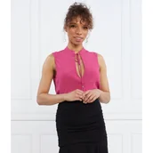 Koszulki i topy damskie - Patrizia Pepe Top | Regular Fit - miniaturka - grafika 1