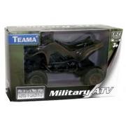 Samochody i pojazdy dla dzieci - Teama Military ATV Quad 1:24 Toys - miniaturka - grafika 1