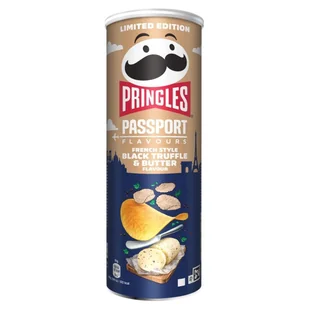 Pringles Passport Chrupki o smaku czarnej trufli i masła 165 g - Kuchnie świata - miniaturka - grafika 1