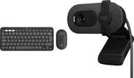 Zestawy myszka + klawiatura - Klawiatura + mysz Logitech Pebble 2 Combo 920-012239 + Brio 100 960-001585 - miniaturka - grafika 1