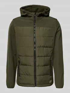 Kurtka softshell z pikowaniem model ‘EVIAN’ - Kurtki męskie - miniaturka - grafika 1