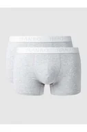 Majtki damskie - Obcisłe bokserki z detalami z logo w zestawie 2 szt. - Hanro - miniaturka - grafika 1