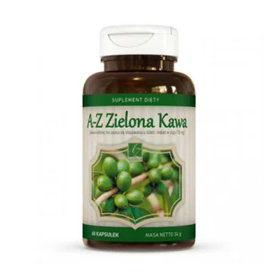 A-Z Medica A Z Zielona Kawa 600 mg 60 szt. - Suplementy naturalne - miniaturka - grafika 1