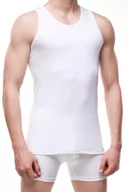 Koszulki męskie - Męska koszulka na ramiączka w prążek Authentic 213 Ribbed Cornette - miniaturka - grafika 1