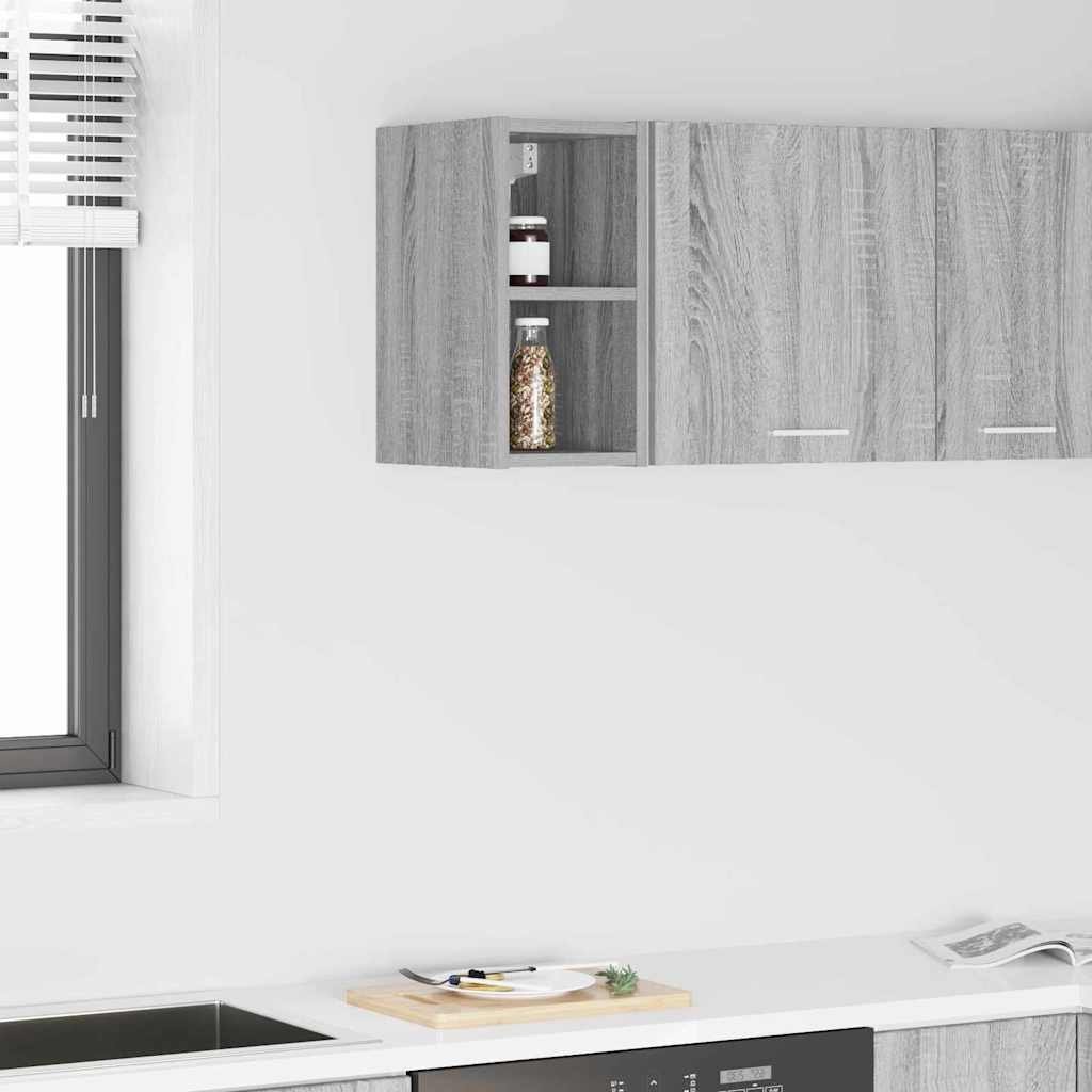vidaXL vidaXL Szafka wisząca z przechowywaniem Szary Sonoma 20 x 29,5 x 40 cm