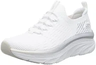 Trampki damskie - Skechers Damskie trampki D'LUX Walker LET IT Glow Biały, 8 UK - miniaturka - grafika 1