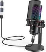 Mikrofony komputerowe - ZEALSOUND MIKROFON POJEMNOŚCIOWY USB RGB DO GIER - miniaturka - grafika 1