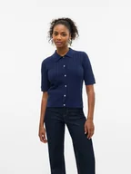 Swetry damskie - Vero Moda Kardigan w kolorze granatowym - miniaturka - grafika 1