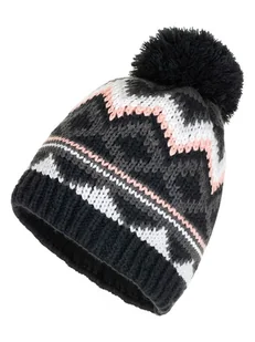 Kamik Czapka "Karo" w kolorze szaro-czarnym - Czapki damskie - miniaturka - grafika 1