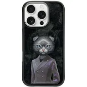 Etui i futerały do telefonów - Etui NIMMY Magnetic Fashion Cute Pet MagSafe do Apple iPhone 16 Pro Czarny - miniaturka - grafika 1