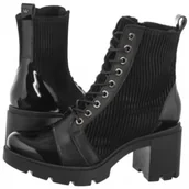 Botki damskie - Botki Czarne 64106-71 (WO229-a) Wojas - miniaturka - grafika 1