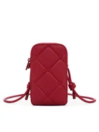 Torebki damskie - Desigual Torebka na telefon 25SAYP53 Czerwony - miniaturka - grafika 1