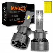 Żarówki samochodowe - ŻARNIKI LED D4S D4R MAGALL HID-LED 6500K 20000lm 70W ZAMIENNIKI KSENONÓW - miniaturka - grafika 1