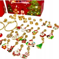 Prace ręczne dla dzieci - ZESTAW DO TWORZENIA BRANSOLETEK BIŻUTERIA KUFEREK KORALIKI BRANSOLETKA DIY - miniaturka - grafika 1