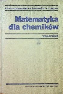 Matematyka dla chemików - Chemia - miniaturka - grafika 1