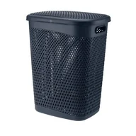 Kosze na bieliznę - Kosz na bieliznę 55 l Orion 02893 szary - miniaturka - grafika 1