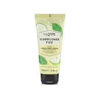 Kremy i maski do rąk - I Love, Scented Hand & Nail Cream, Nawilżający krem do dłoni i paznokci Elderflower Fizz, 100 ml - miniaturka - grafika 1