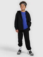 Spodnie i spodenki dla chłopców - 4F Spodnie dresowe joggery chłopięce - czarne 158 (12-13 lat) - miniaturka - grafika 1