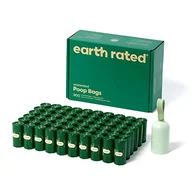 Woreczki na psie odchody - Earth Rated biodegradowalne kał PSI worek, bez zapachu, UNSCENTSINGLE60 - miniaturka - grafika 1