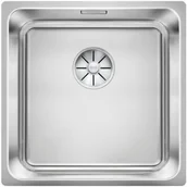 Zlewozmywaki - Blanco SOLIS 400-U Stal szczotkowana InFino 526117 526117 - miniaturka - grafika 1