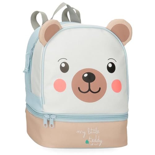 Roll Road Happy Pets Plecak szkolny Wielobarwny 23x28x13 cms 8,37L Poliester, Biały, Talla única, plecak szkolny