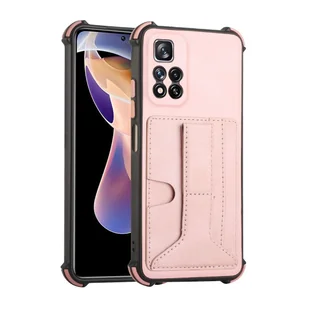 Etui King Design kompatybilne z Xiaomi Redmi Note 11 Pro / Note 11 Pro+ 5G - plastikowe, miękkie etui na telefon komórkowy w kolorze różowego złota - Etui i futerały do telefonów - miniaturka - grafika 1
