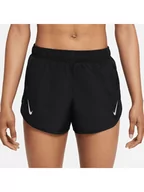 Spodnie sportowe damskie - Nike Szorty w kolorze czarnym do biegania - miniaturka - grafika 1
