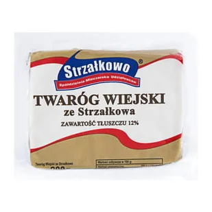Strzałkowo Twaróg Wiejski Ze Strzałkowa Próżnia 200 G - Szybkie dania obiadowe - miniaturka - grafika 1